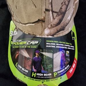 Panther Vision PowerCap Camouflage Hat.  Needs Battery
